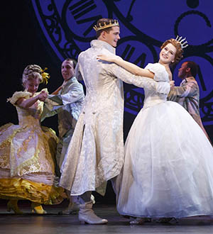 Hayden Stanes and Tatyana Lubov in Rodgers and Hammerstein’s Cinderella. © Carol Rosegg