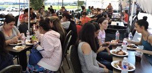 Buda-ites welcome Harvey evacuees with a hot meal