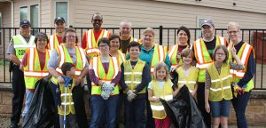 Community members host road cleanup in name of fallen marine