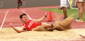 Hays long jumper bids for state meet