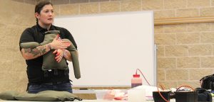 Residents learn survival skills