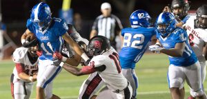 Del Valle soars past Lehman 62-20