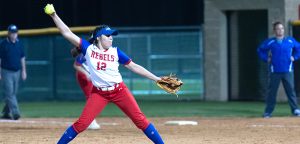 Rebel softball team shuts out  Lake Travis 5-0