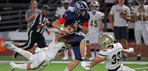 Knights wrangle Texans 38-14