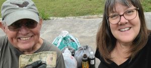Buda volunteers gather 200 pounds of trash on Earth Day