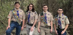 Eagle Scouts complete community service projects