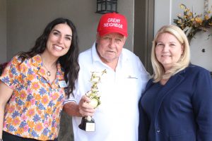 Alexis Pointe resident awarded “Greatest of All Time Neighbor” Award