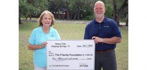 DS Rotary Club presents check to Friends Foundation