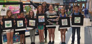 Walnut Springs students earn art hours
