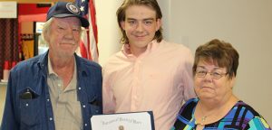 Texan receives VFW memorial scholarship