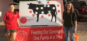 Sisters provide meat to families in need