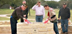 Buda Boy Scout completes flag retirement project