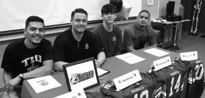 Hays High athletes sign to Texas Lutheran,  Lake Forest