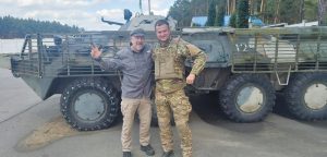 Ukraine volunteer funds own efforts