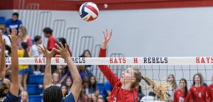 Rebel volleyball crushes Eagles in three sets