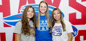 Hawk softballers sign letters of intent