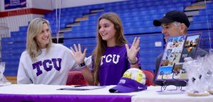 Hays volleyballer signs to play with TCU