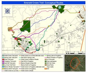 Kyle signs support for Emerald Crown Trail