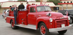 HCISD students refurbish vintage fire truck