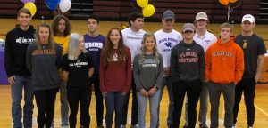 Student athletes sign Letters of Intent