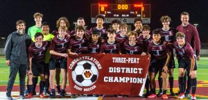 Tiger boys soccer are district champs, 5th in state