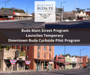 Buda Downtown to open temporary curbside parking for restaurants and retail stores