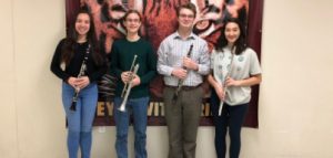 Four students named to All-State Band