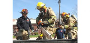 CTE firefighting students hone skills with eye to safety