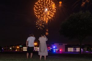 Fireworks in Kyle to celebrate Independence Day