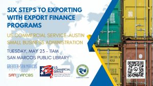 Greater San Marcos Partnership to host exporting information session