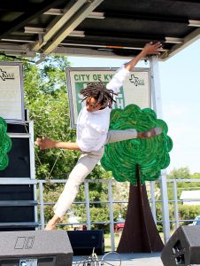 Kyle leaps into the spirit of Juneteenth