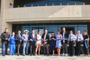 Kyle cuts ribbon on Public Safety Center