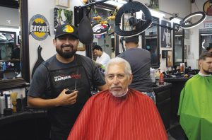Veterans receive free haircuts