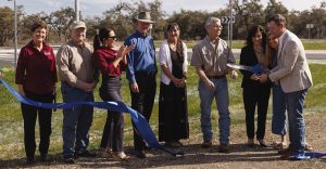 Local officials cut ribbon on Darden Hill roundabout